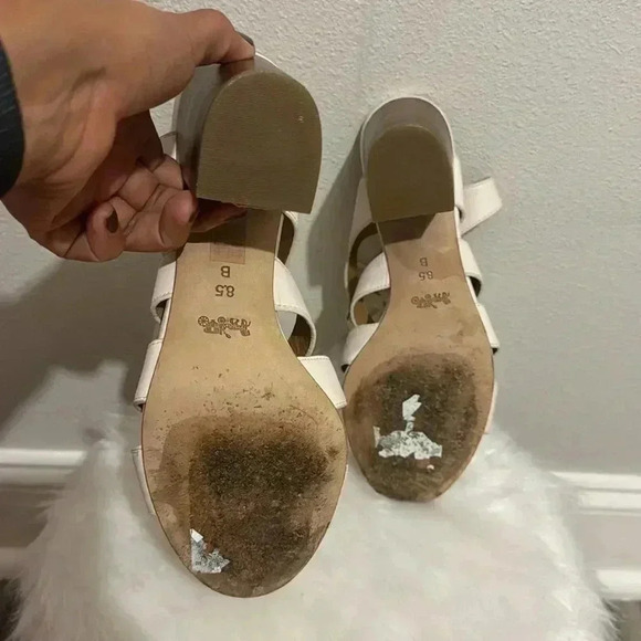 COACH Larissa Lace-Up City Gladiators Chunky Heel Sandals - Picture 5 of 5